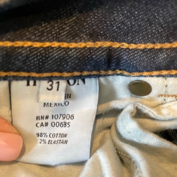 Hudson Jeans dark denim size 31 inseam 31 - Picture 6 of 8